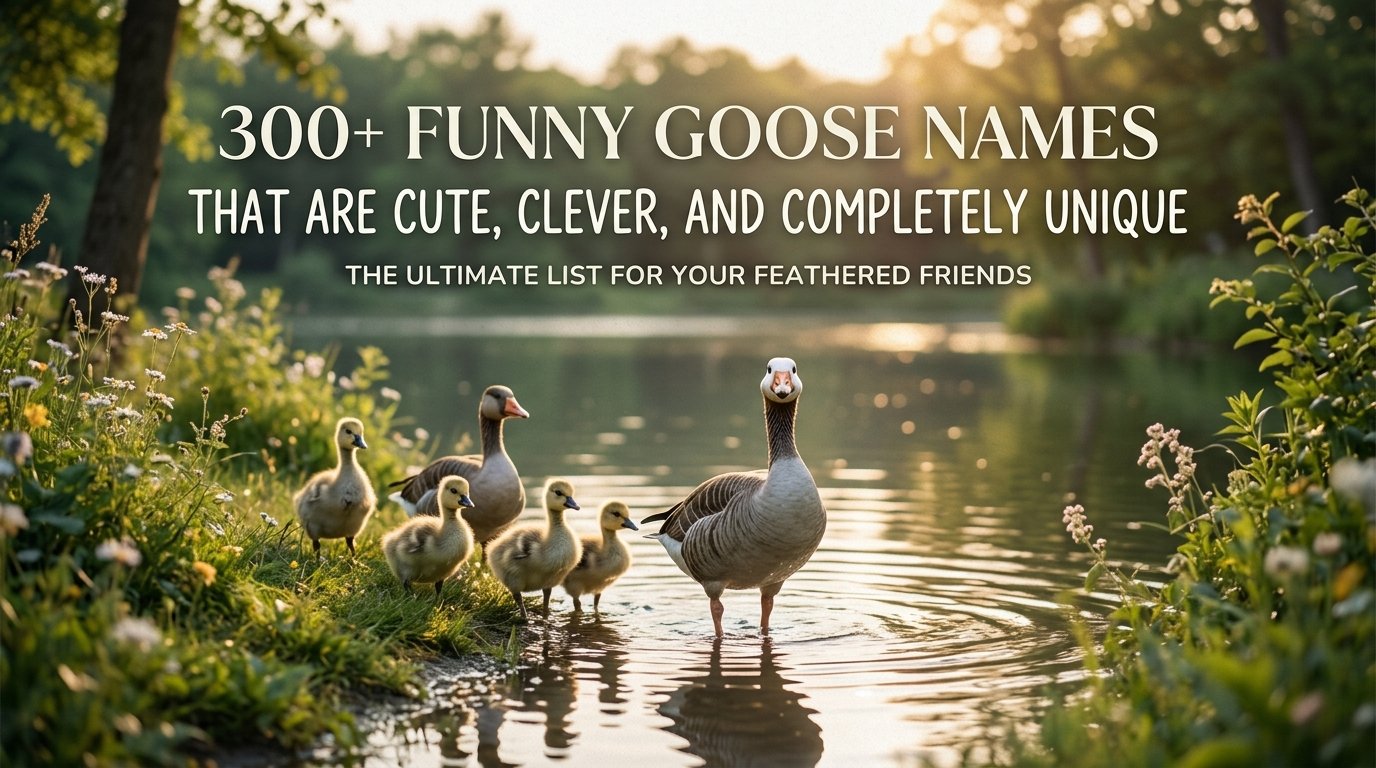 300+ Funny Goose Names That Are Cute, Clever, and Completely Unique