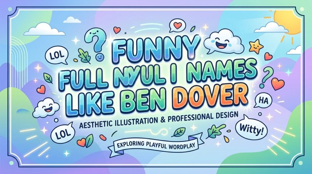  Full  Funny names like Ben Dover 