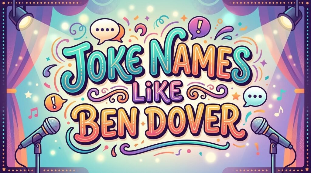 Joke names like Ben Dover
