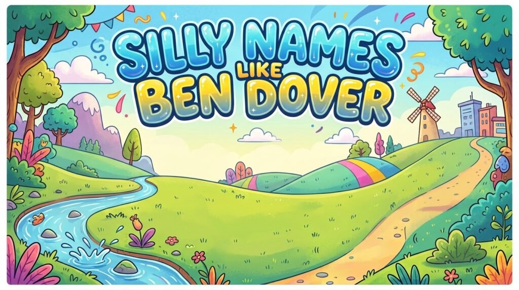 Silly names like Ben Dover