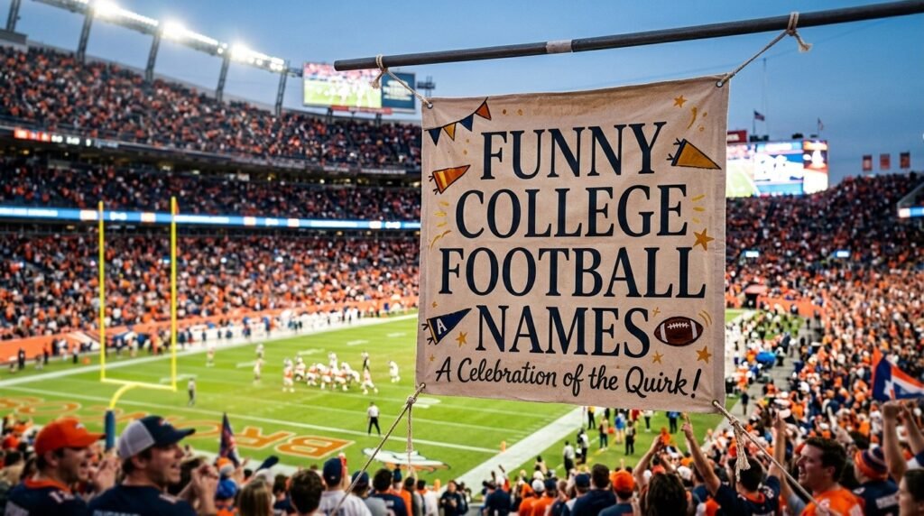 Funny college football names