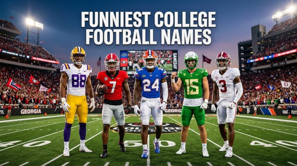 Funniest college football names