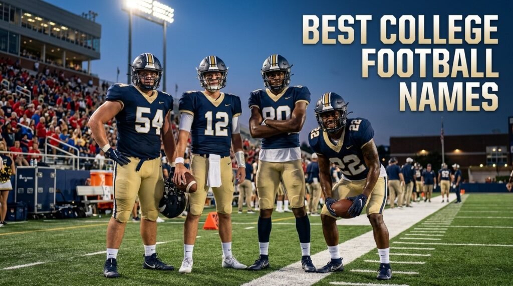 Best college football names