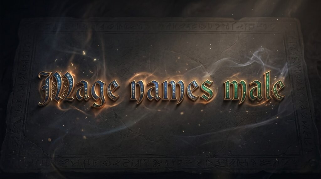Mage names male