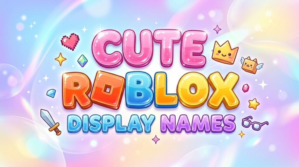Cute Roblox display names