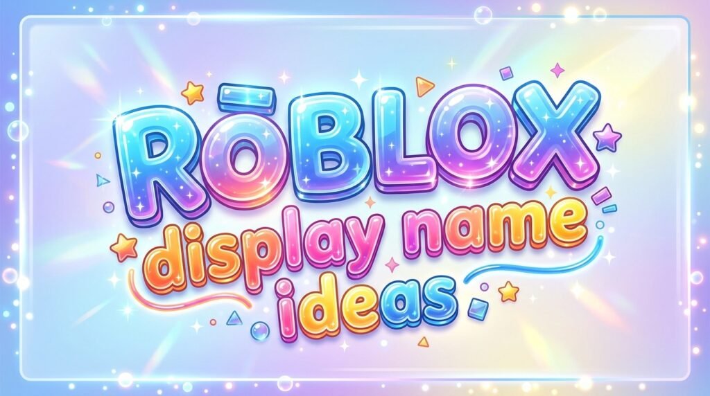 Roblox display name ideas