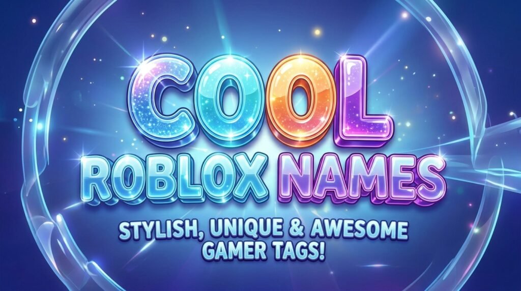 Cool Roblox names