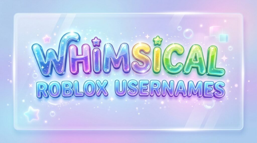 Whimsical Roblox usernames