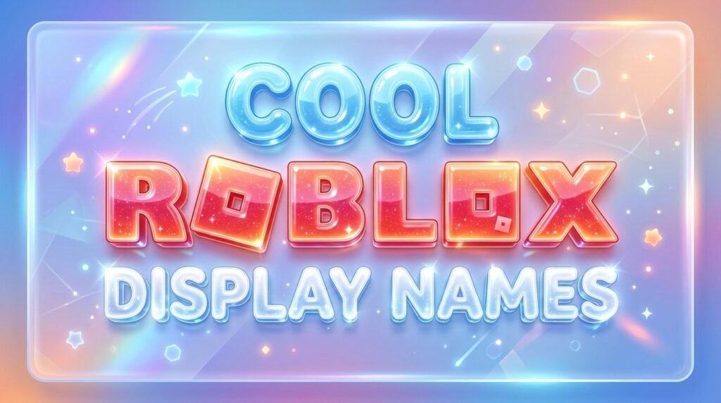 Cool Roblox display names