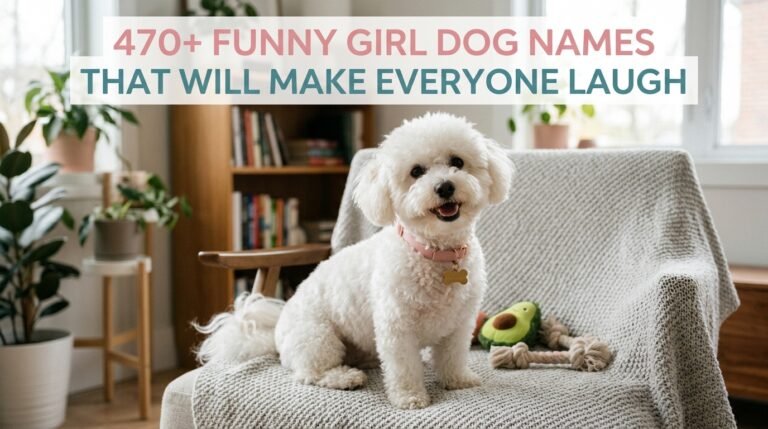 470+ Funny Girl Dog Names That Will Make Everyone Laugh