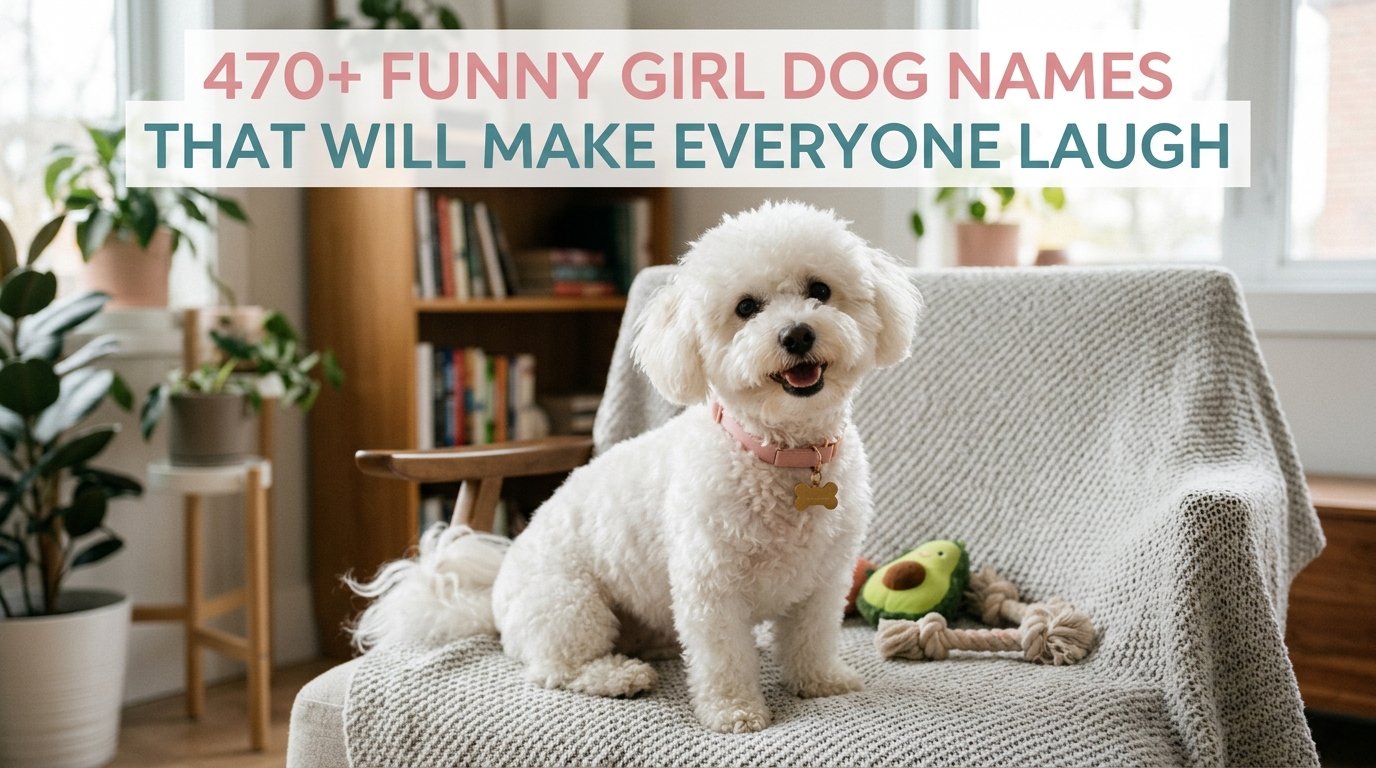 470+ Funny Girl Dog Names That Will Make Everyone Laugh