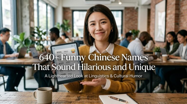 640+ Funny Chinese Names That Sound Hilarious and Unique
