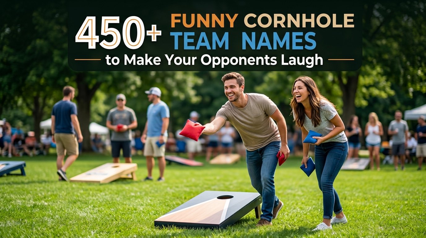 450+ Funny Cornhole Team Names to Make Your Opponents Laugh