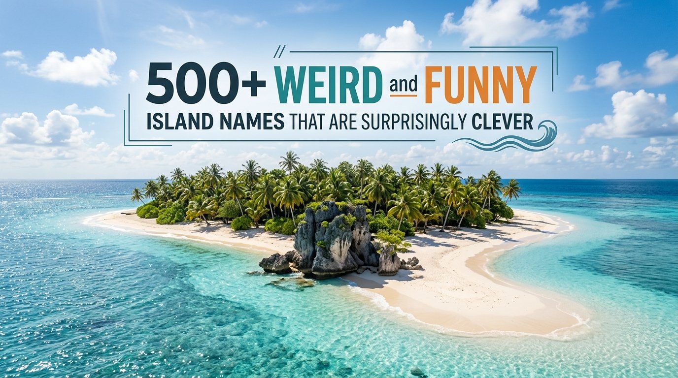 500+ Weird and Funny Island Names That Are Surprisingly Clever