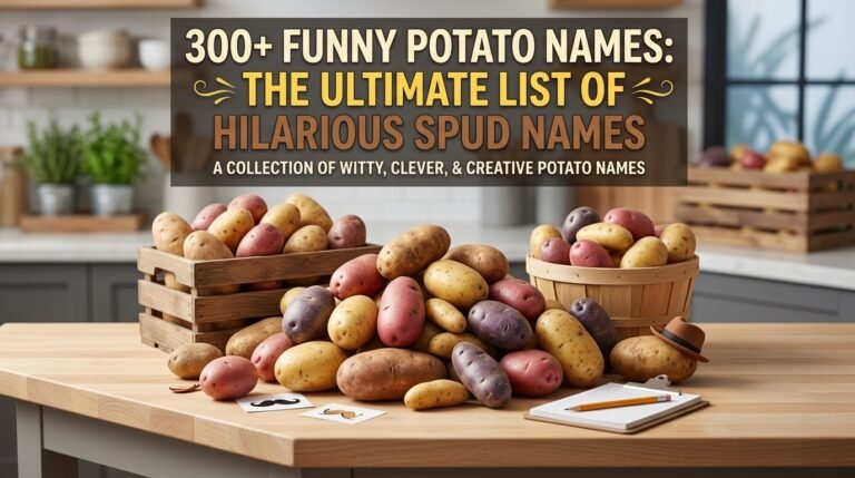 300+ Funny Potato Names: The Ultimate List of Hilarious Spud Names