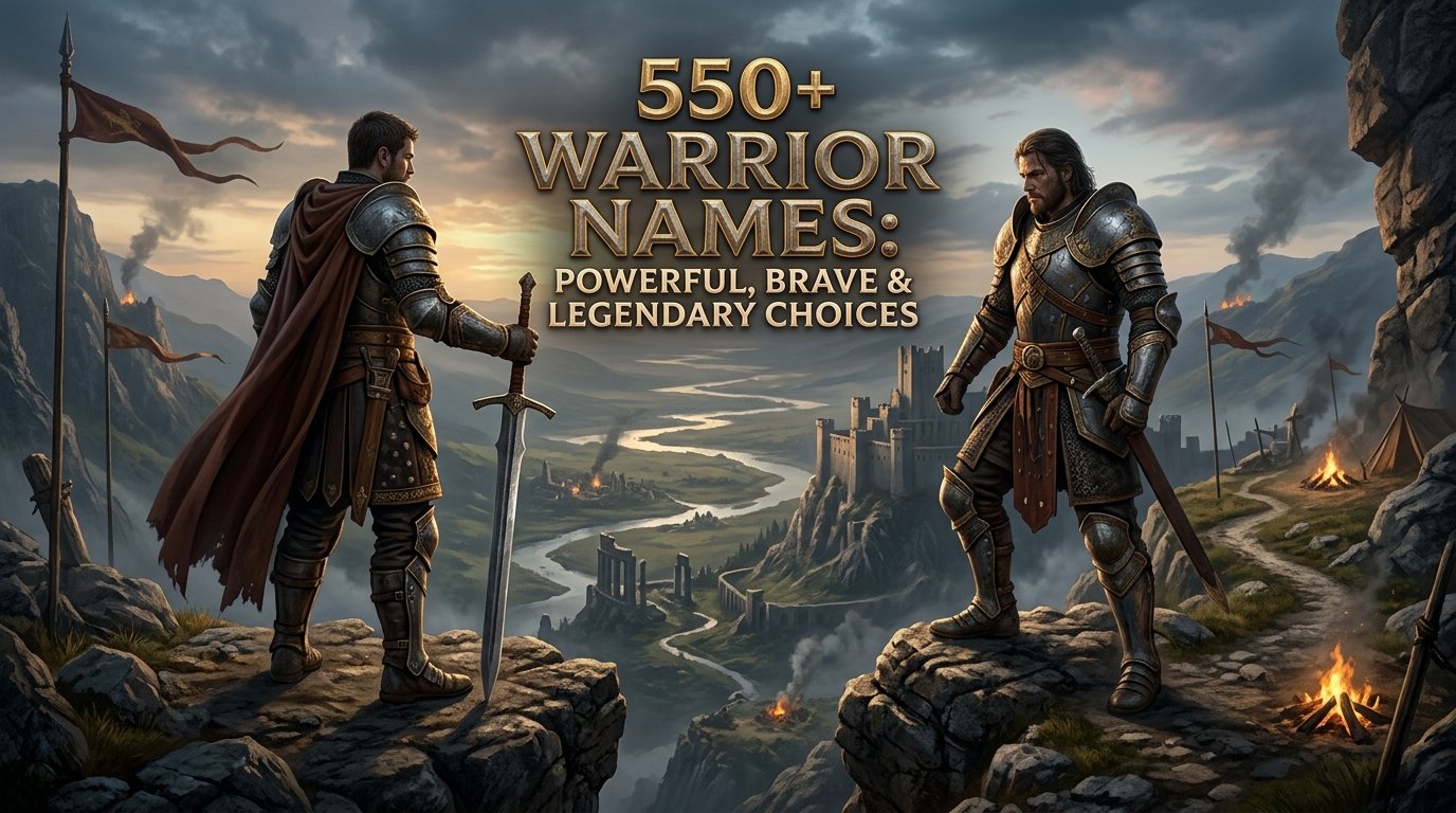 550+ Warrior Names: Powerful, Brave & Legendary Choices