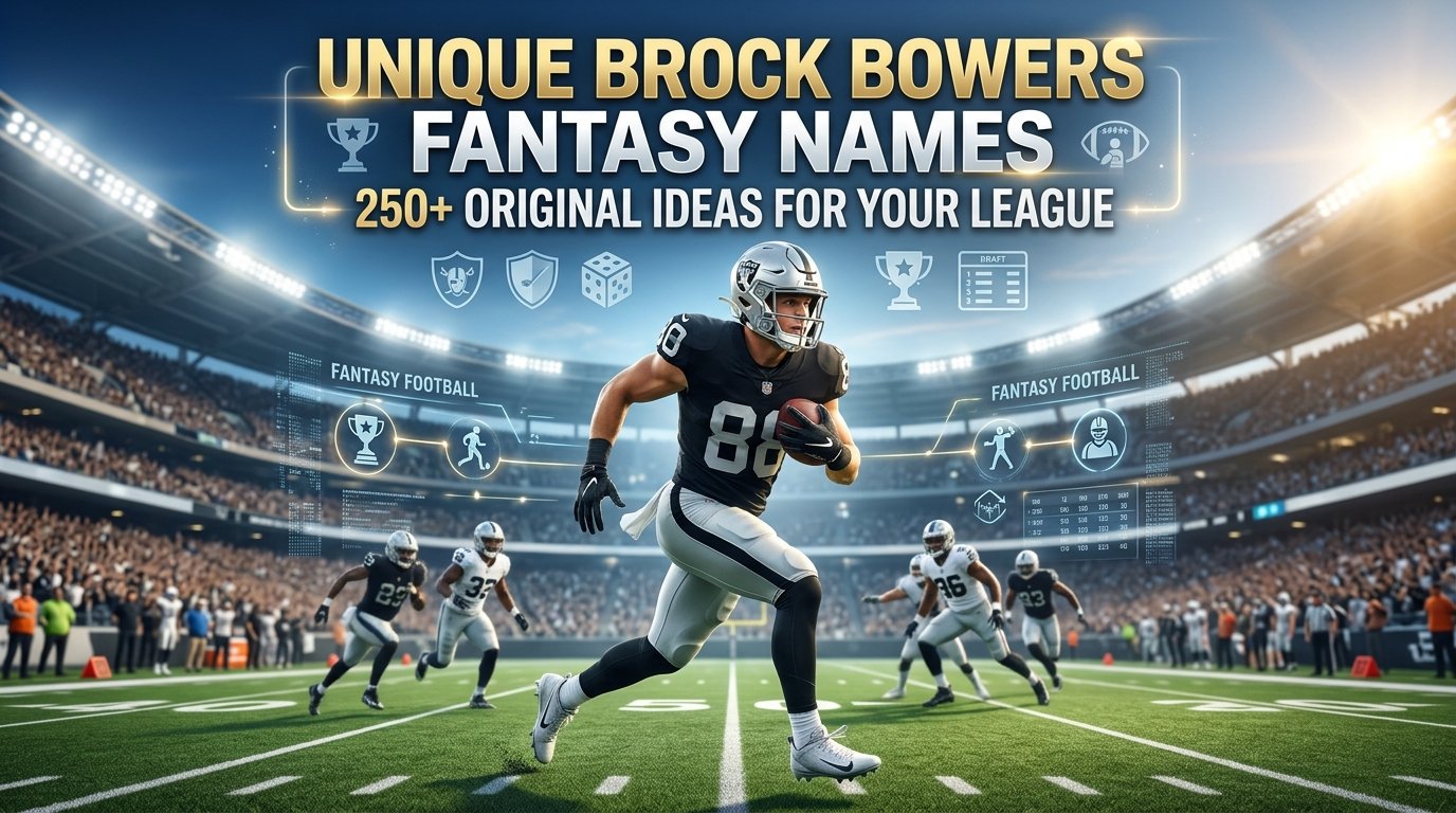 Unique Brock Bowers Fantasy Names: 250+ Original Ideas for Your League