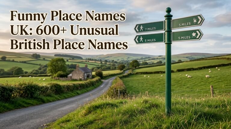 Funny Place Names UK: 600+ Unusual British Place Names