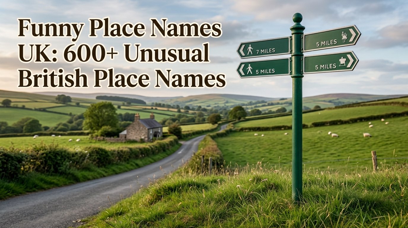 Funny Place Names UK: 600+ Unusual British Place Names