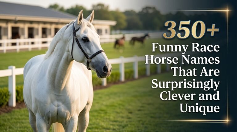 350+ Funny Race Horse Names That Are Surprisingly Clever and Unique