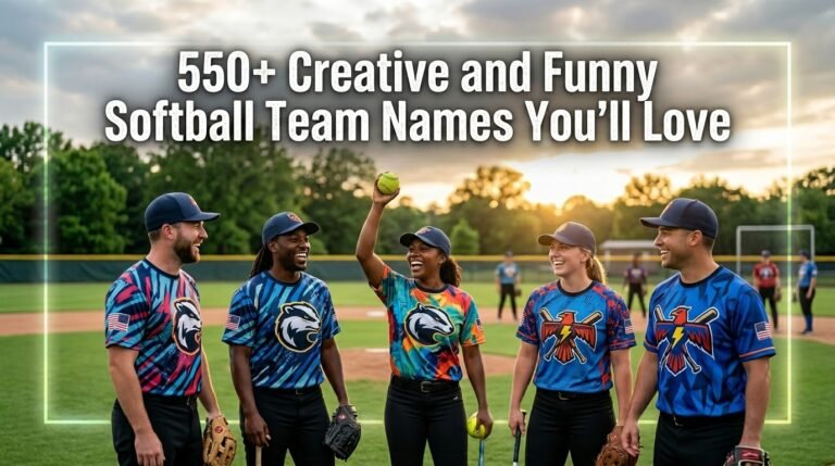 550+ Creative and Funny Softball Team Names You’ll Love