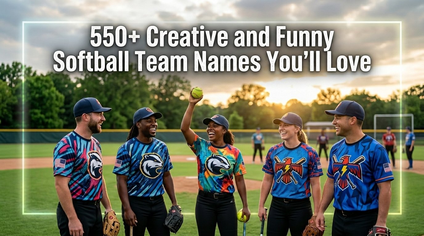 550+ Creative and Funny Softball Team Names You’ll Love