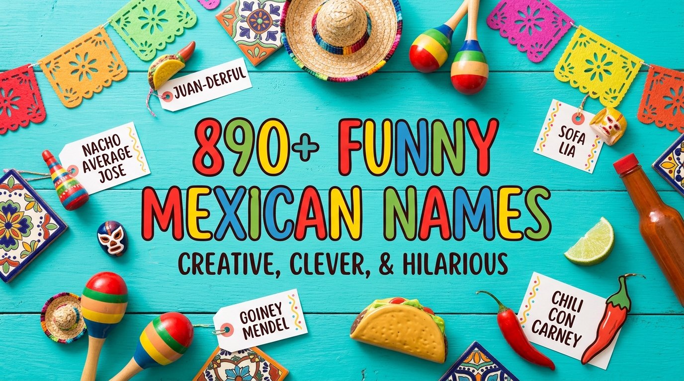 890+ Funny Mexican Names That Are Creative, Clever, and Hilarious