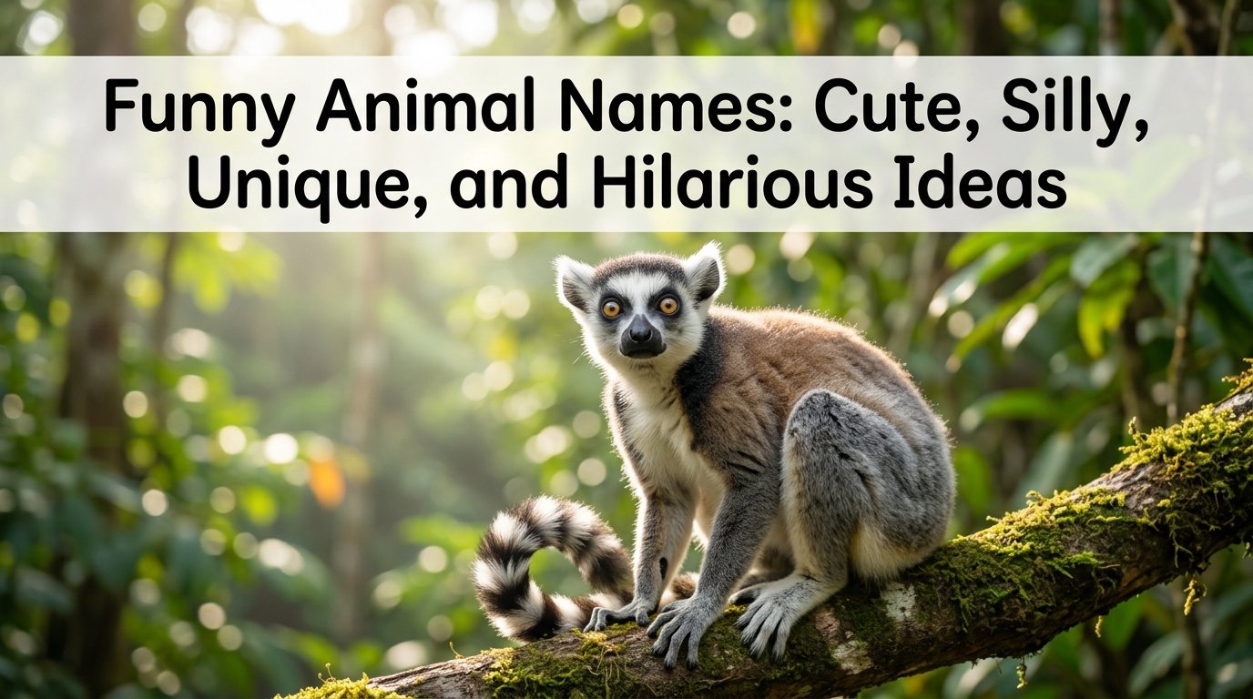 Funny Animal Names: Cute, Silly, Unique, and Hilarious Ideas