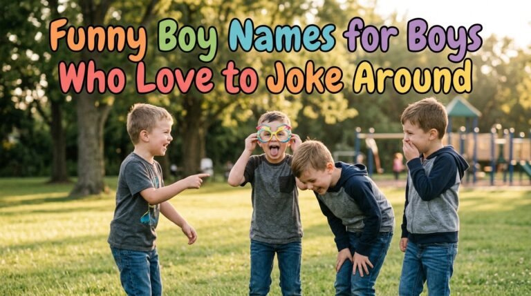 Funny Boy Names for Boys Who Love to Joke Around