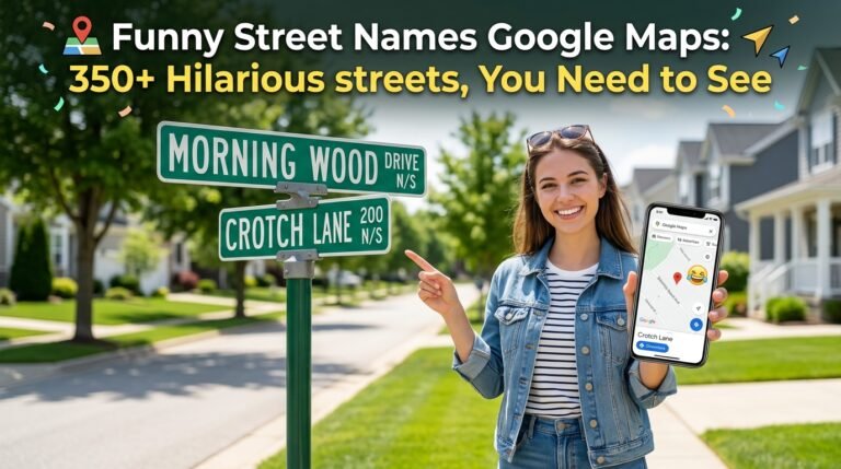 Funny Street Names Google Maps: 350+ Hilarious streets, You Need to See