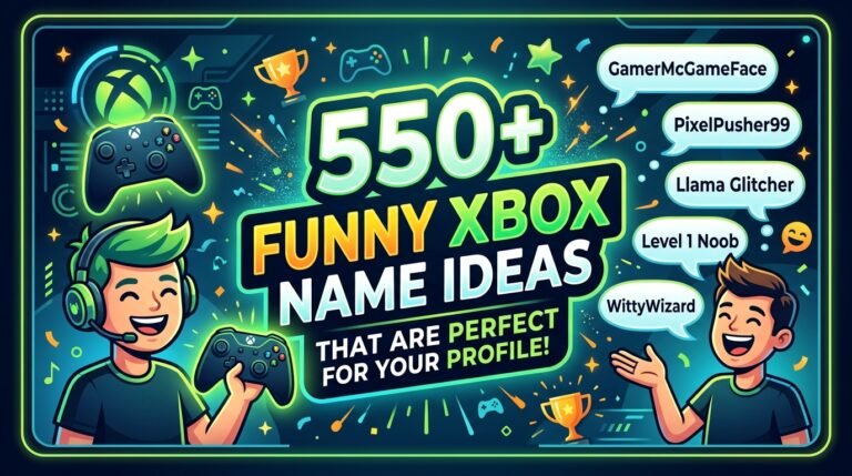 550+ funny xbox names Ideas That Are Perfect for Your Profile