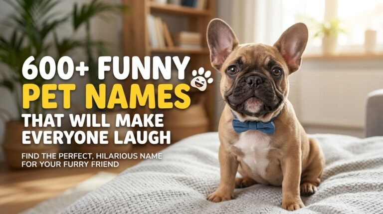 600+ Funny Pet Names That Will Make Everyone Laugh