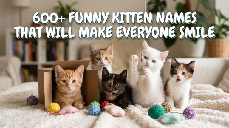 600+ Funny Kitten Names That Will Make Everyone Smile