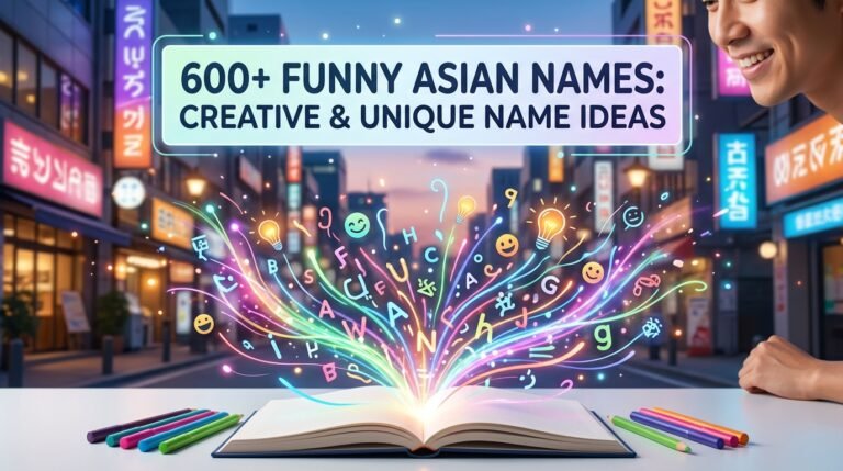 600+ Funny Asian Names: Creative & Unique Name Ideas