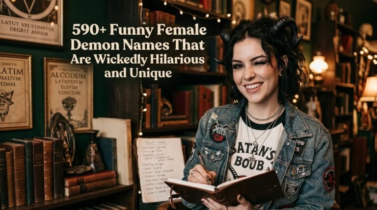590+ Funny Female Demon Names That Are Wickedly Hilarious and Unique