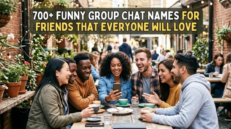 700+ Funny Group Chat Names for Friends That Everyone Will Love