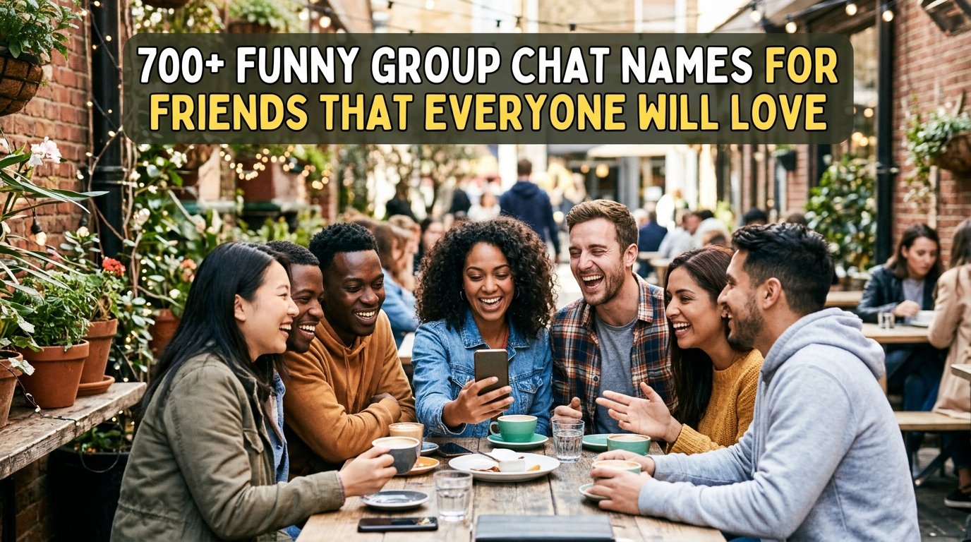 700+ Funny Group Chat Names for Friends That Everyone Will Love