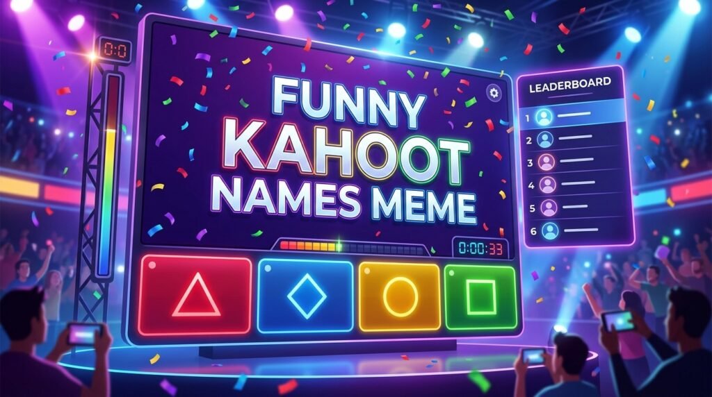 Funny Kahoot names meme