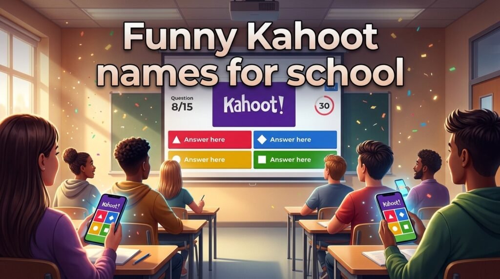 Funny Kahoot names for school