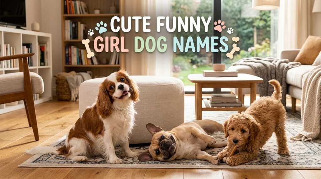 Cute funny girl dog names