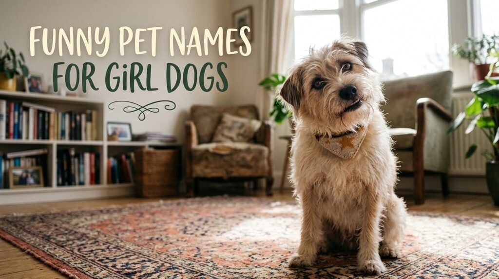 Funny pet names for girl dogs