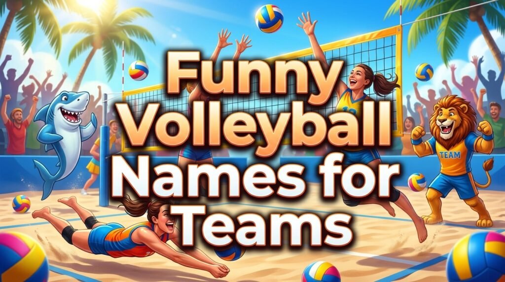 Funny volleyball names for teams