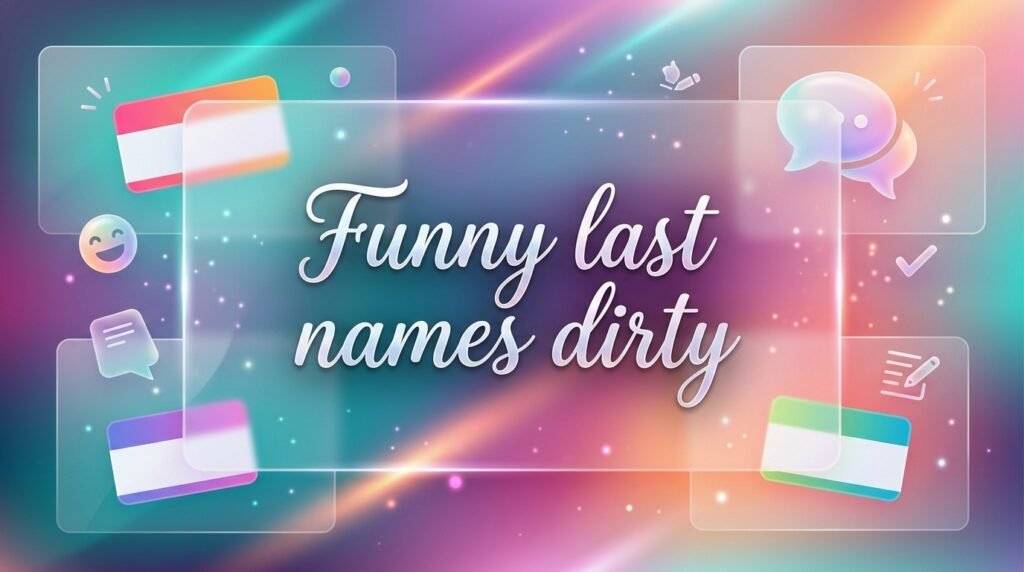 Funny last names dirty