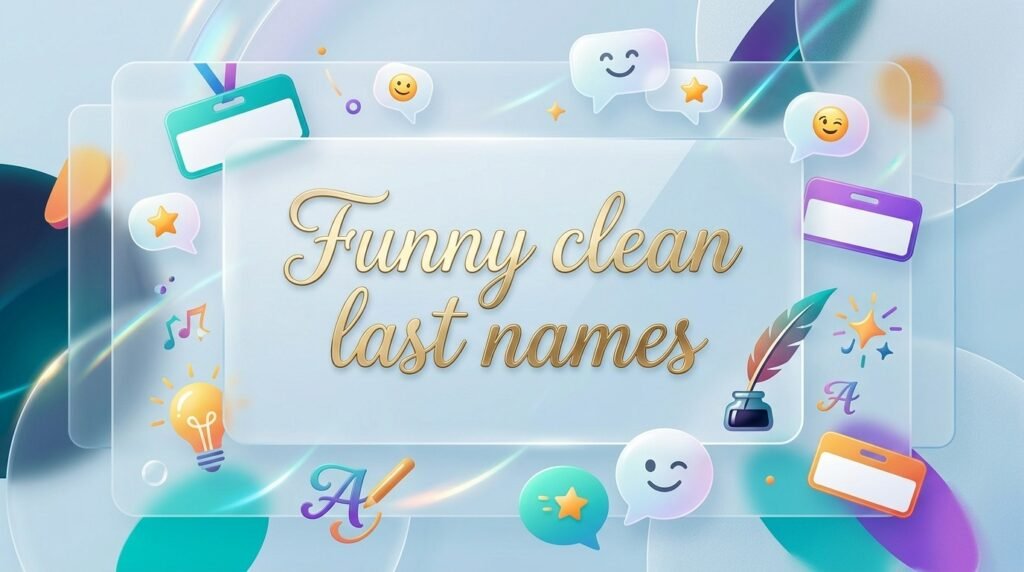 Funny clean last names
