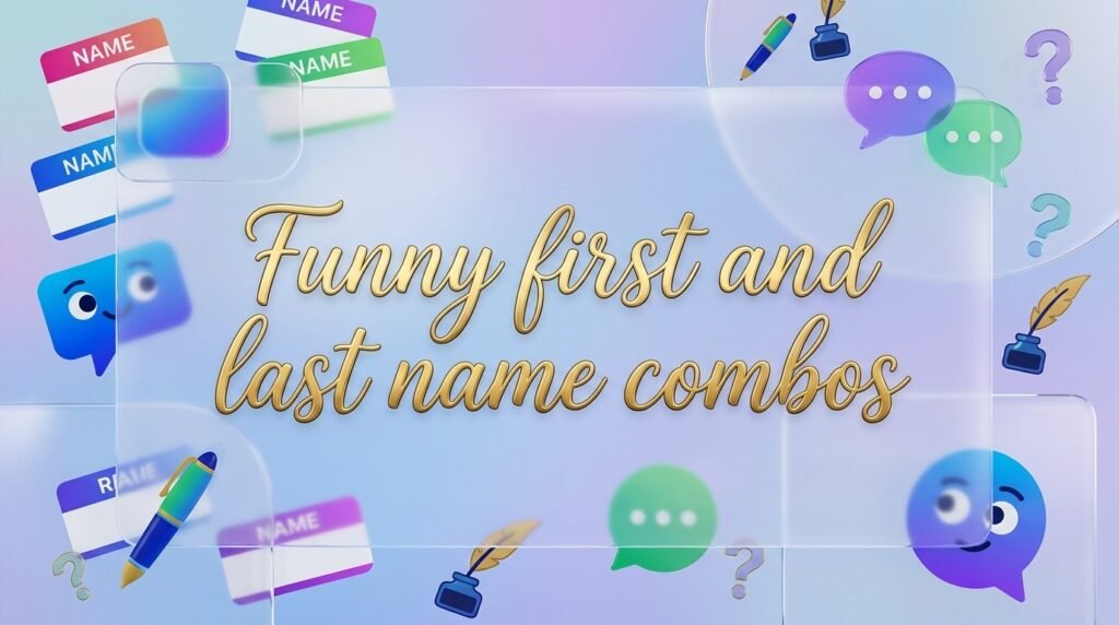 Funny first and last name combos