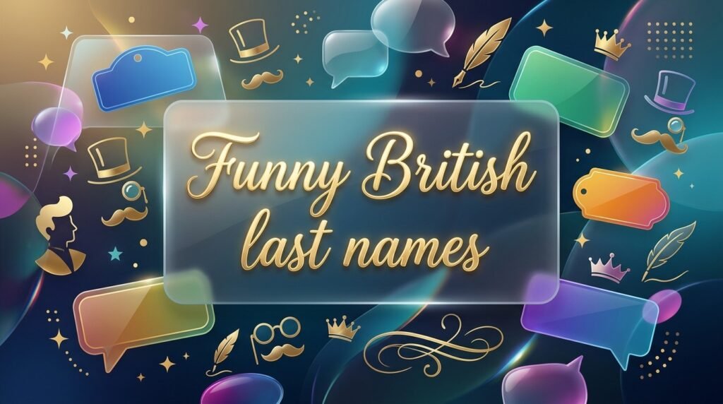 Funny British last names