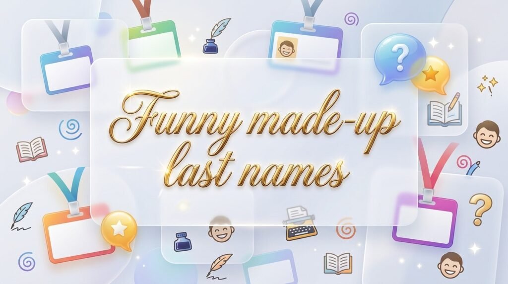 Funny made-up last names