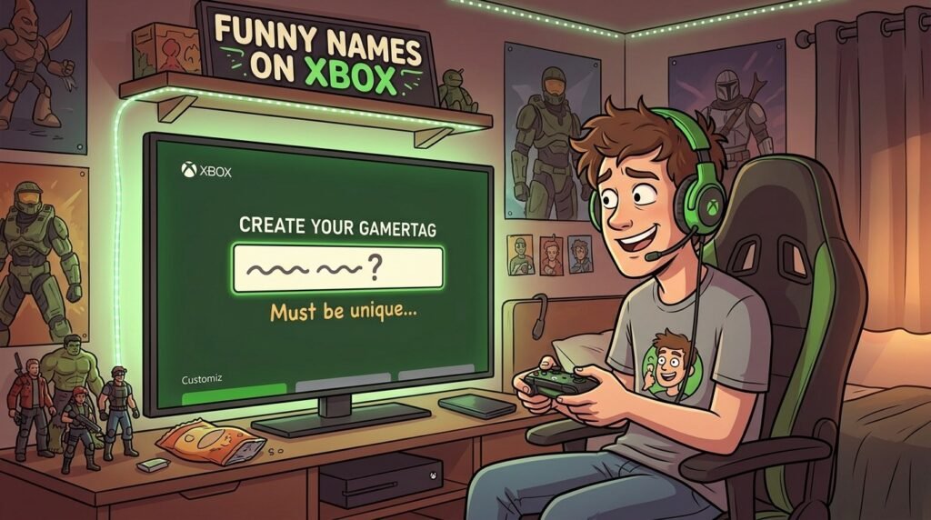 Funny names on Xbox