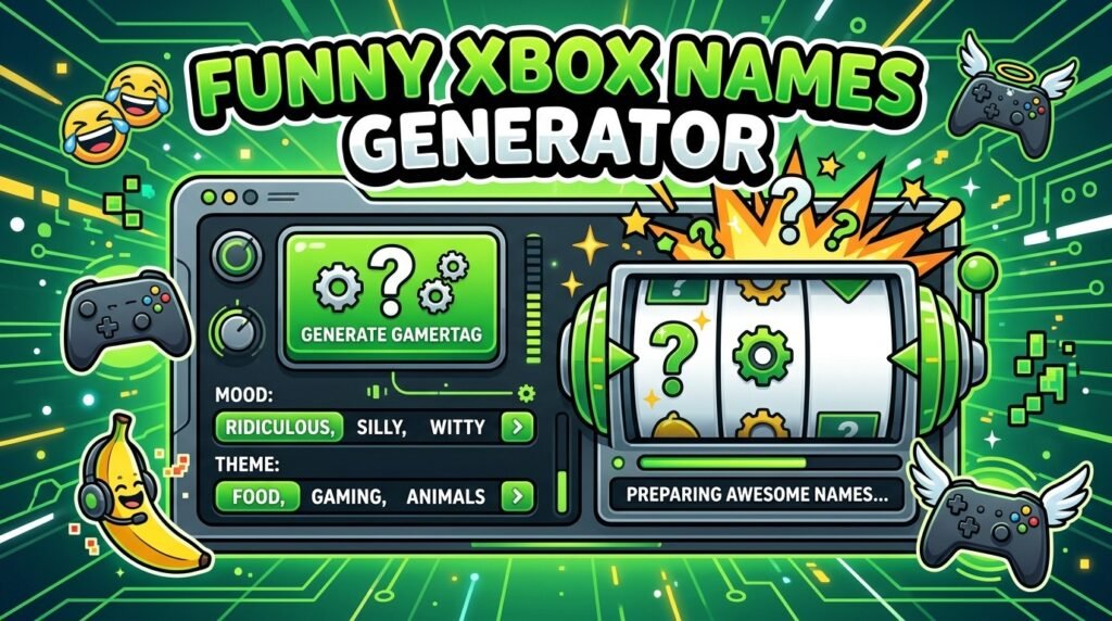Funny Xbox names generator