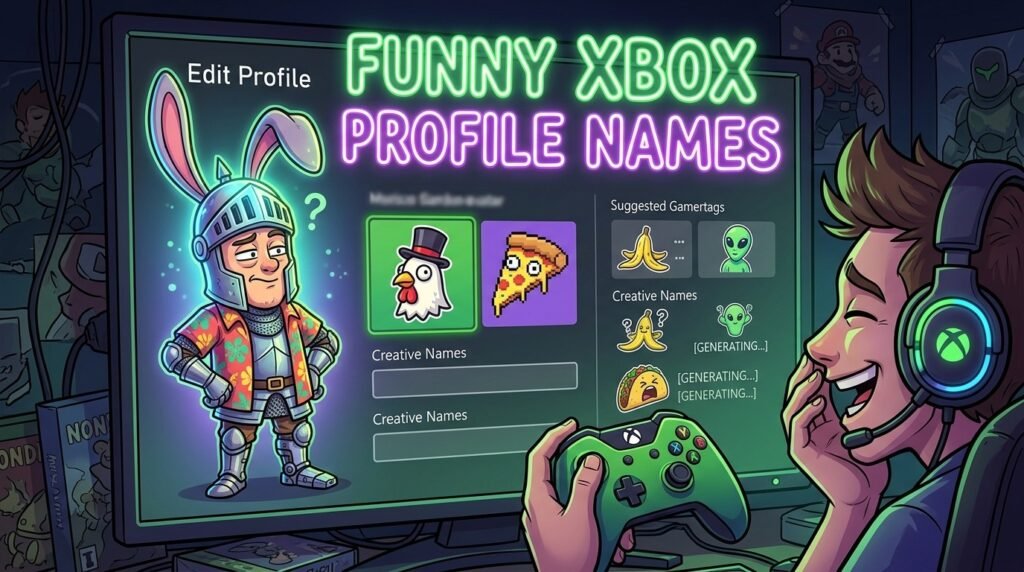 Funny Xbox profile names
